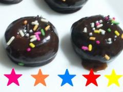 友チョコにぴったり!小学生の大量ドーナツチョコ♪